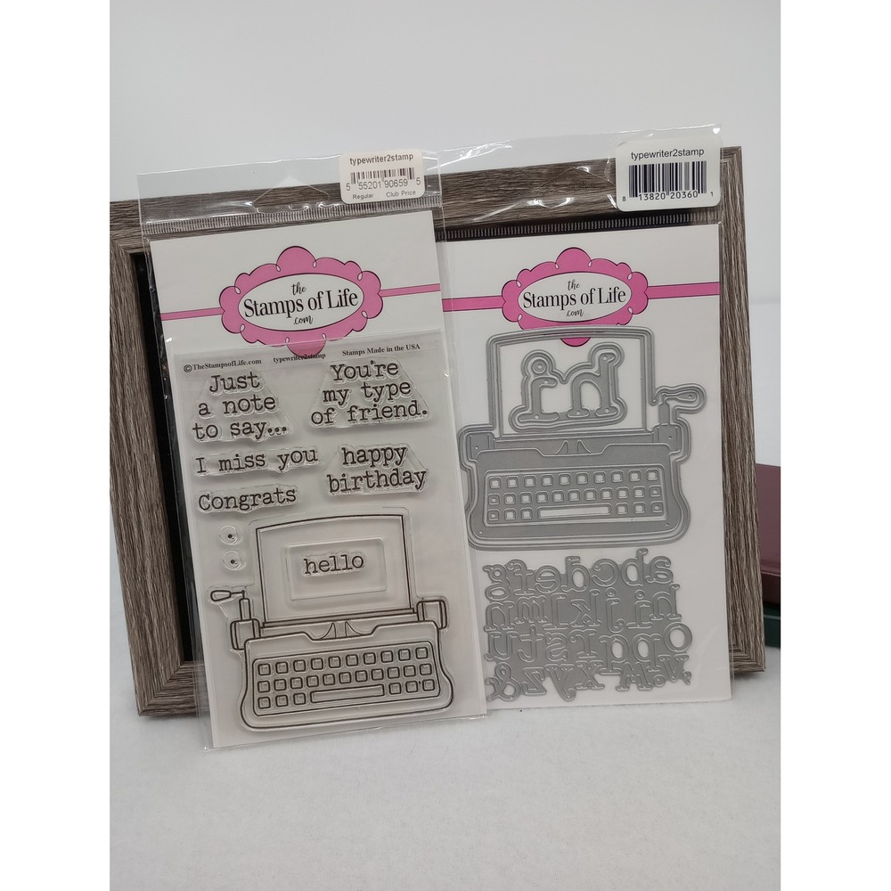 The Stamps of Life Typewriter Stamp & Die Set typewriter2stamp